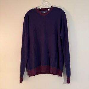 Robert Graham Purple wool-blend sweater